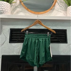 Lululemon Track That MR Short 5” Lined Green